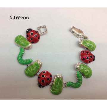 Enamel Insect Bracelet with Magnet End (XJW2061)